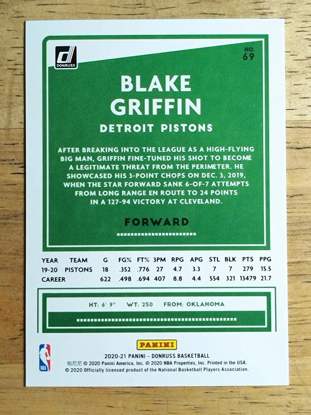 2020-21 Donruss #69 Blake Griffin