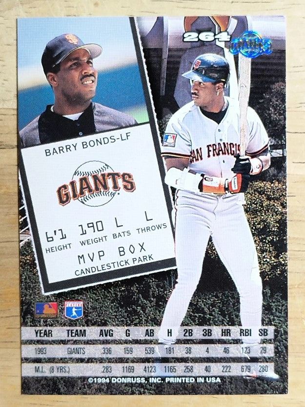 1994 Leaf #264 Barry Bonds
