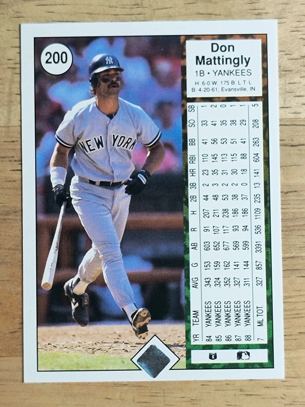 1989 Upper Deck #200 Don Mattingly