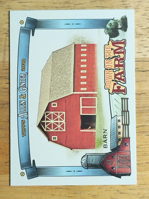2020 Topps Allen and Ginter Down on the Farm #DFBA Barn