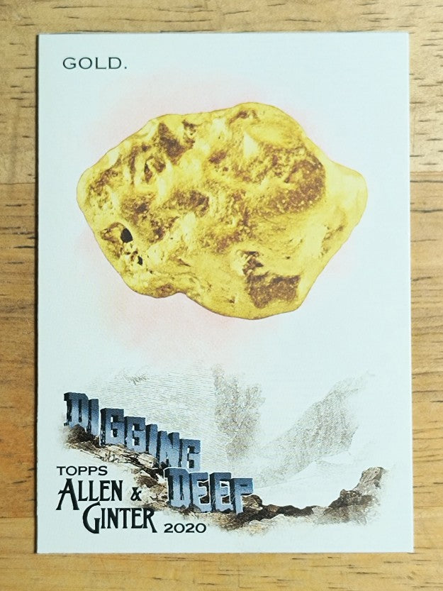 2020 Topps Allen and Ginter Digging Deep #DD12 Gold