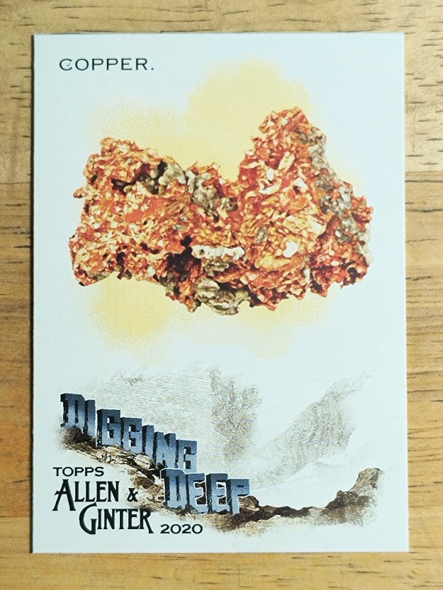 2020 Topps Allen and Ginter Digging Deep #DD20 Copper