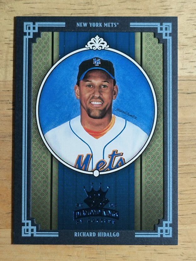 2005 Diamond Kings Framed Blue #147 Richard Hidalgo Mets