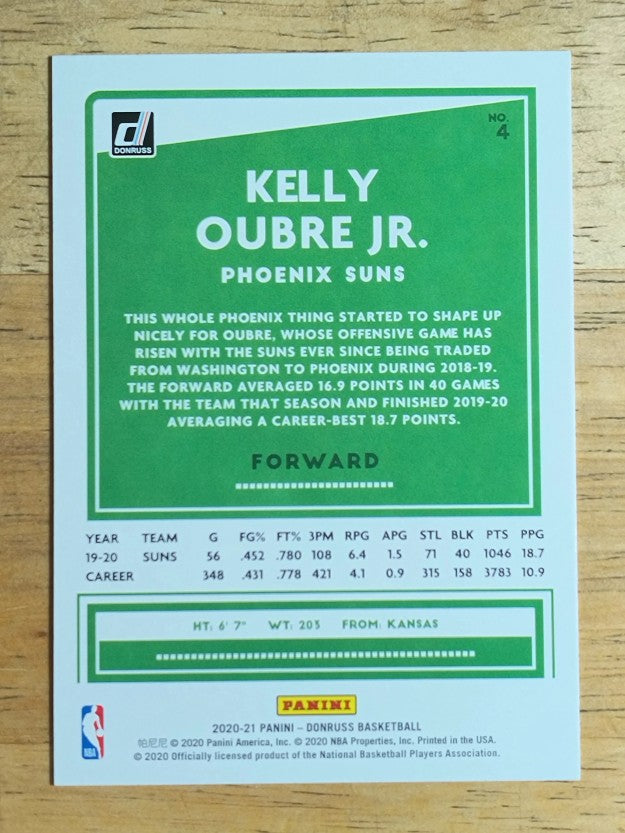 2020-21 Donruss #4 Kelly Oubre Jr.