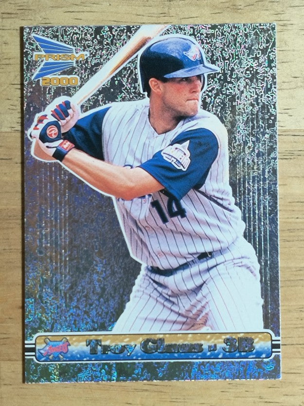 2000 Pacific Prism Texture Silver #2 Troy Glaus