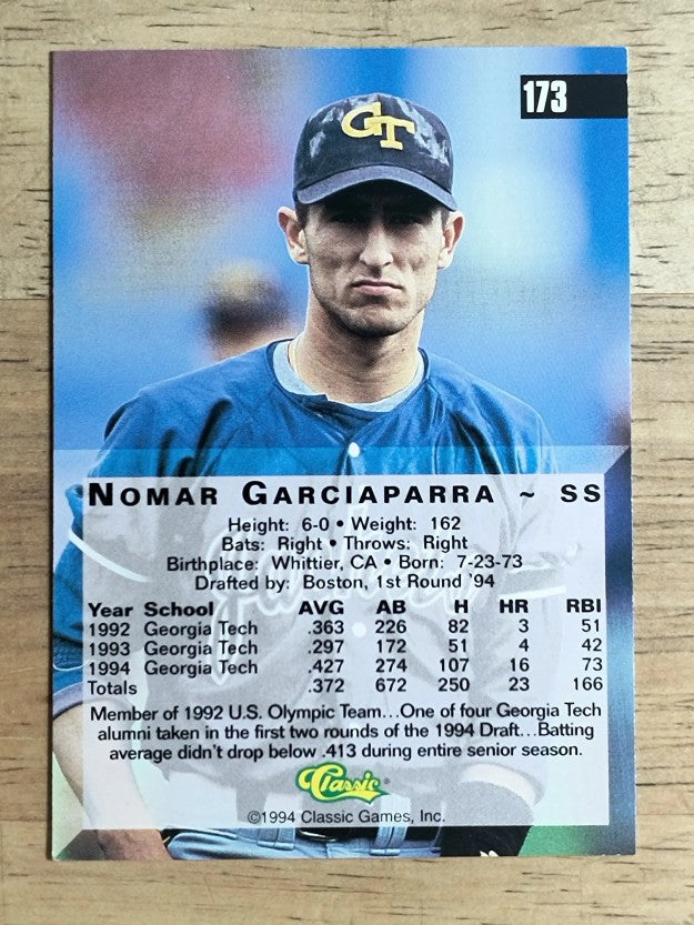1994 Classic Four Sport #173 Nomar Garciaparra
