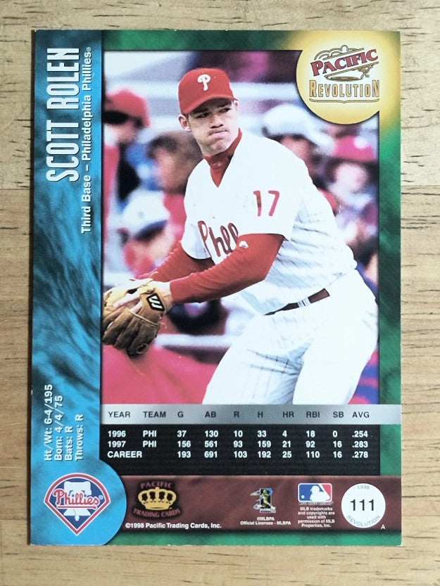 1998 Revolution #111 Scott Rolen