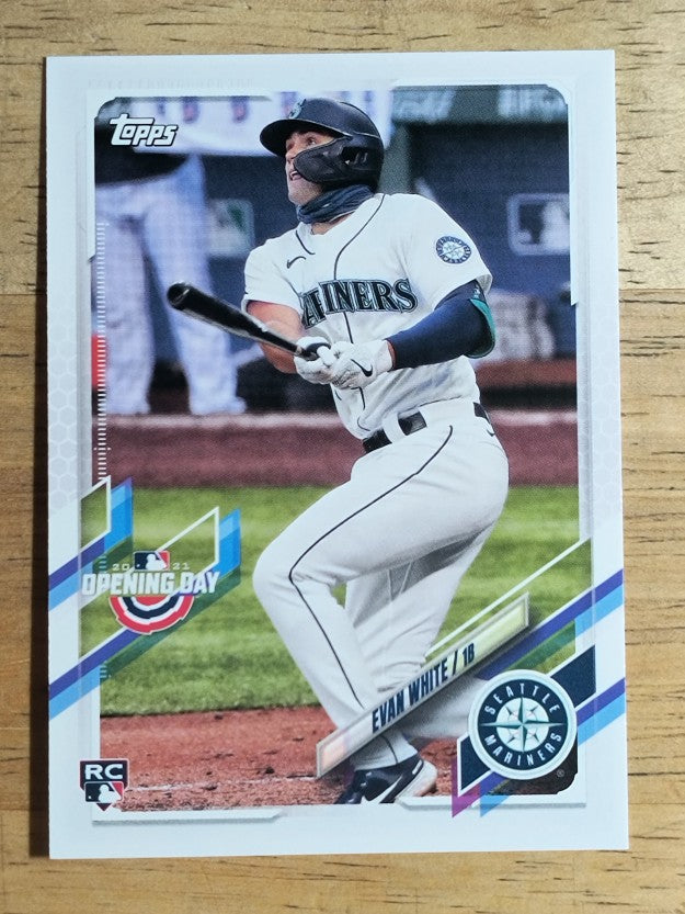 2021 Topps Opening Day #19 Evan White RC