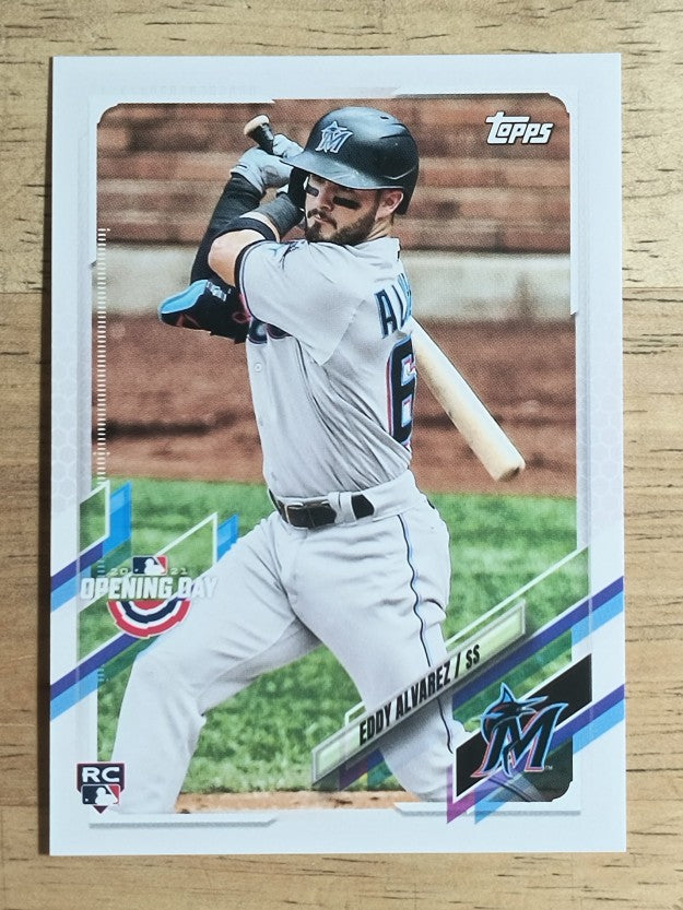 2021 Topps Opening Day #8 Eddy Alvarez RC