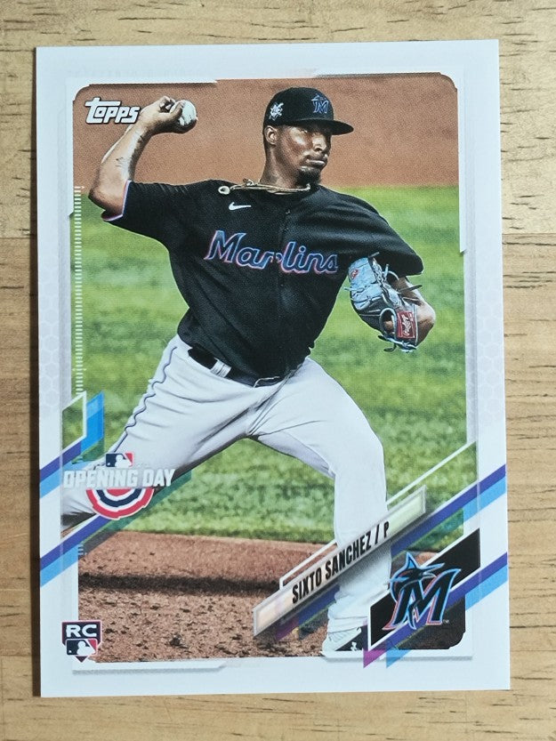 2021 Topps Opening Day #24 Sixto Sanchez RC