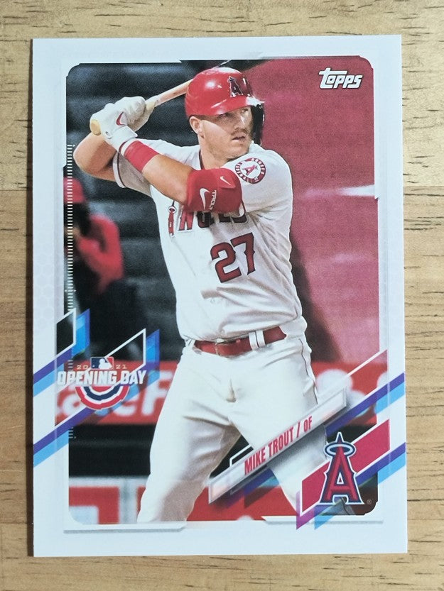 2021 Topps Opening Day #27 Mike Trout