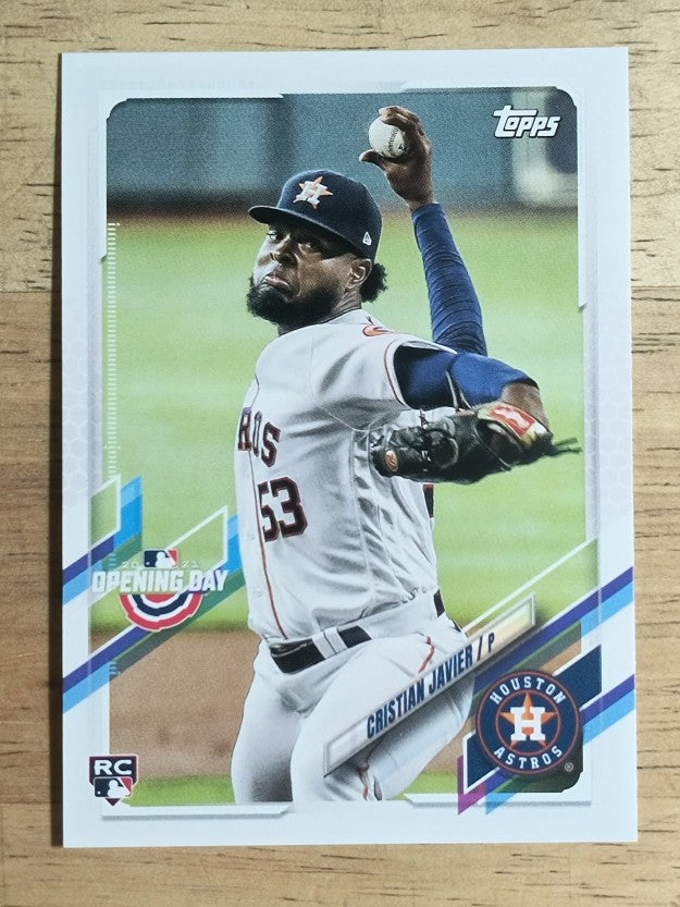 2021 Topps Opening Day #77 Cristian Javier RC