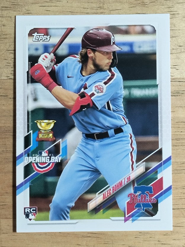 2021 Topps Opening Day #62 Alec Bohm RC