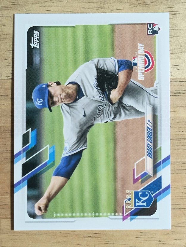 2021 Topps Opening Day #167 Brady Singer RC