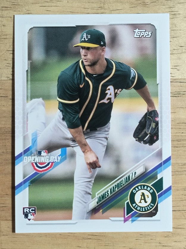 2021 Topps Opening Day #173 James Kaprielian RC