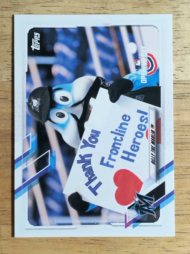 2021 Topps Opening Day Mascots #M21 Billy the Marlin