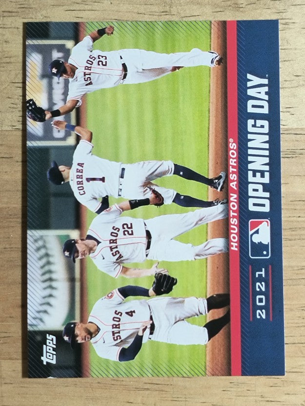 2021 Topps Opening Day Opening Day #OD12 Houston Astros