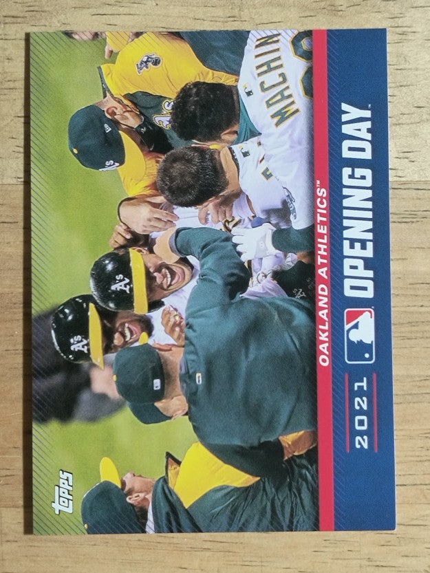 2021 Topps Opening Day Opening Day #OD14 Oakland Athletics