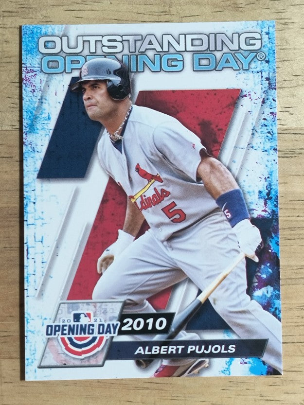 2021 Topps Opening Day Outstanding Opening Days #OOD2 Albert Pujols