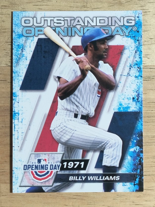 2021 Topps Opening Day Outstanding Opening Days #OOD7 Billy Williams