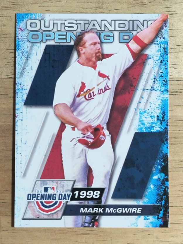 2021 Topps Opening Day Outstanding Opening Days #OOD8 Mark McGwire
