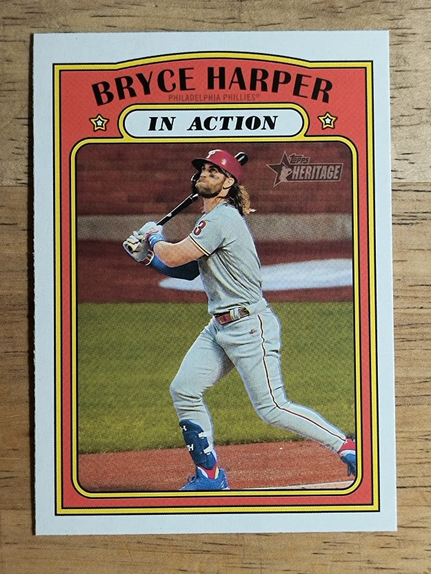 2021 Topps Heritage #14 Bryce Harper IA