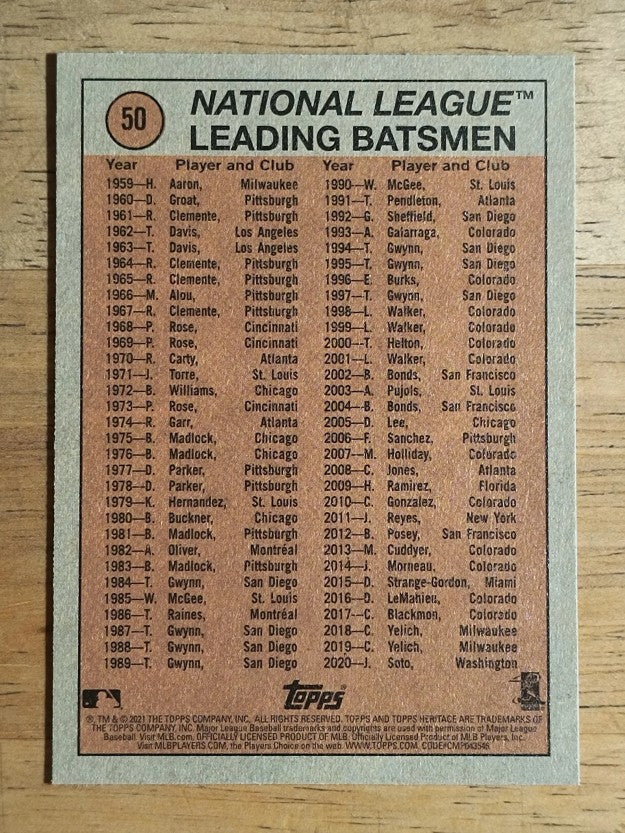 2021 Topps Heritage #50 Joey Bart IA