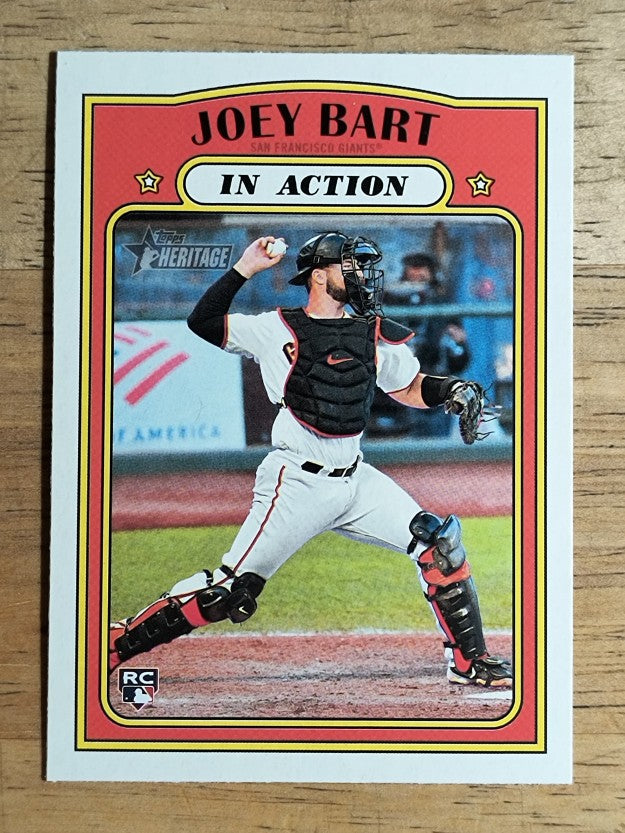 2021 Topps Heritage #50 Joey Bart IA