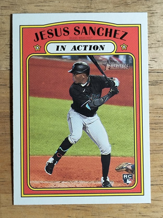2021 Topps Heritage #312 Jesus Sanchez IA
