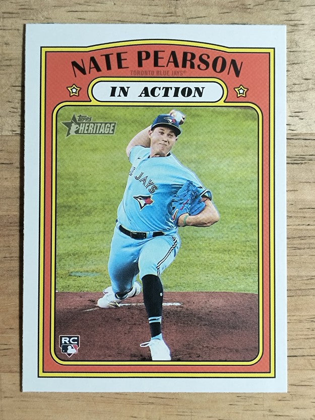 2021 Topps Heritage #302 Nate Pearson IA