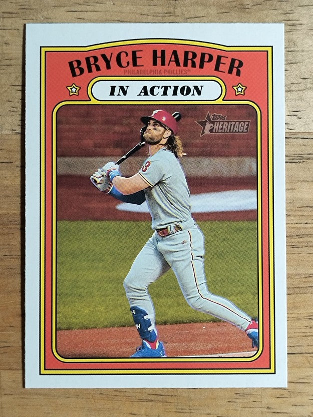 2021 Topps Heritage #14 Bryce Harper IA