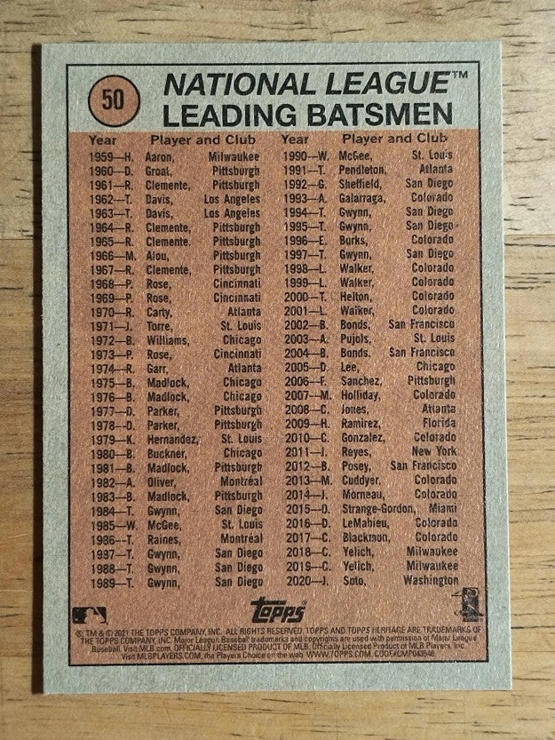 2021 Topps Heritage #50 Joey Bart IA