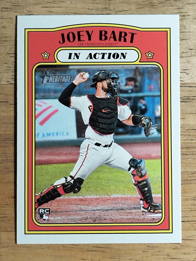 2021 Topps Heritage #50 Joey Bart IA