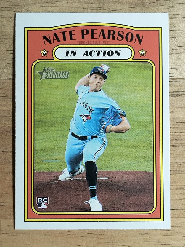2021 Topps Heritage #302 Nate Pearson IA