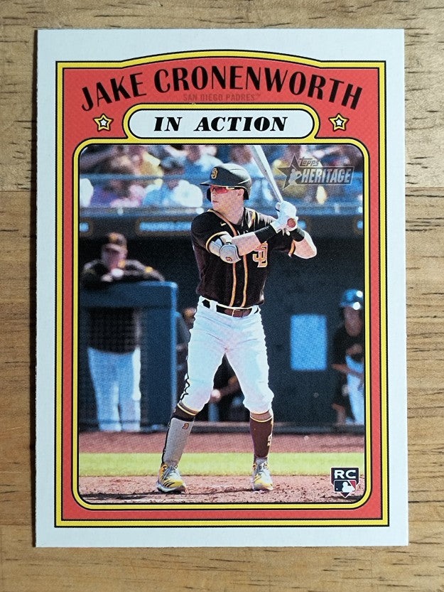 2021 Topps Heritage #20 Jake Cronenworth IA