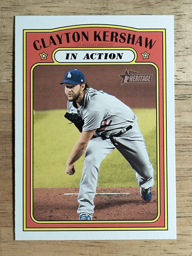 2021 Topps Heritage #38 Clayton Kershaw IA