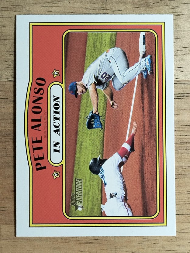 2021 Topps Heritage #32 Pete Alonso IA