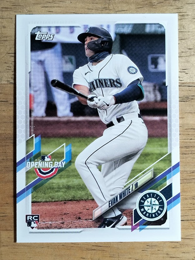 2021 Topps Opening Day #19 Evan White RC