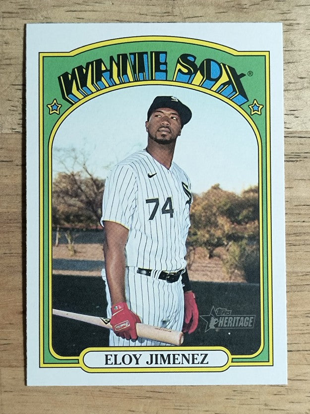 2021 Topps Heritage #191 Eloy Jimenez