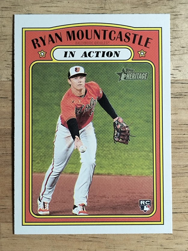 2021 Topps Heritage #186 Ryan Mountcastle IA