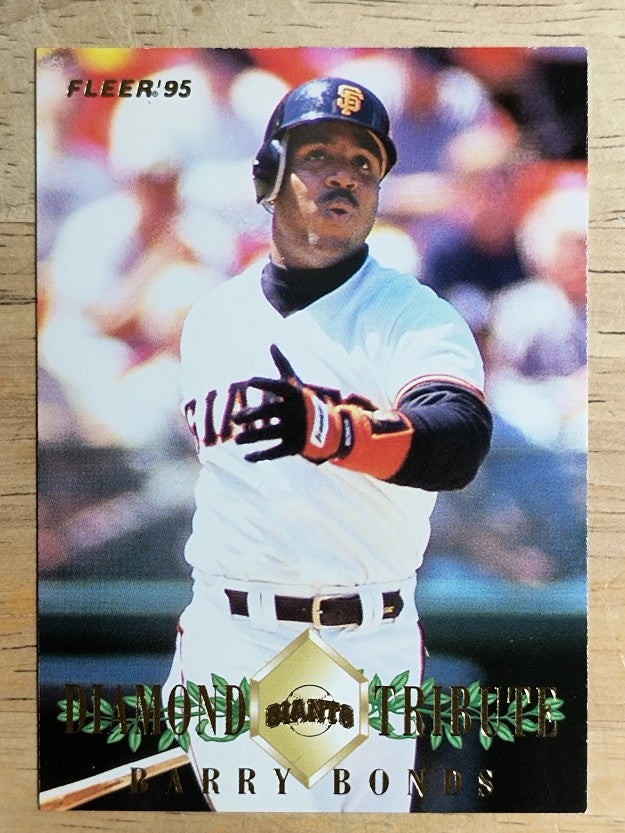 1995 Fleer Update Diamond Tribute #3 Barry Bonds