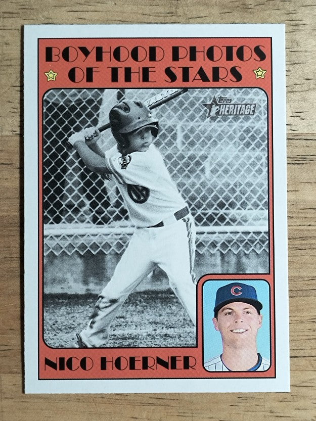 2021 Topps Heritage #147 Nico Hoerner KP