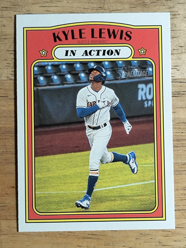 2021 Topps Heritage #102 Kyle Lewis IA