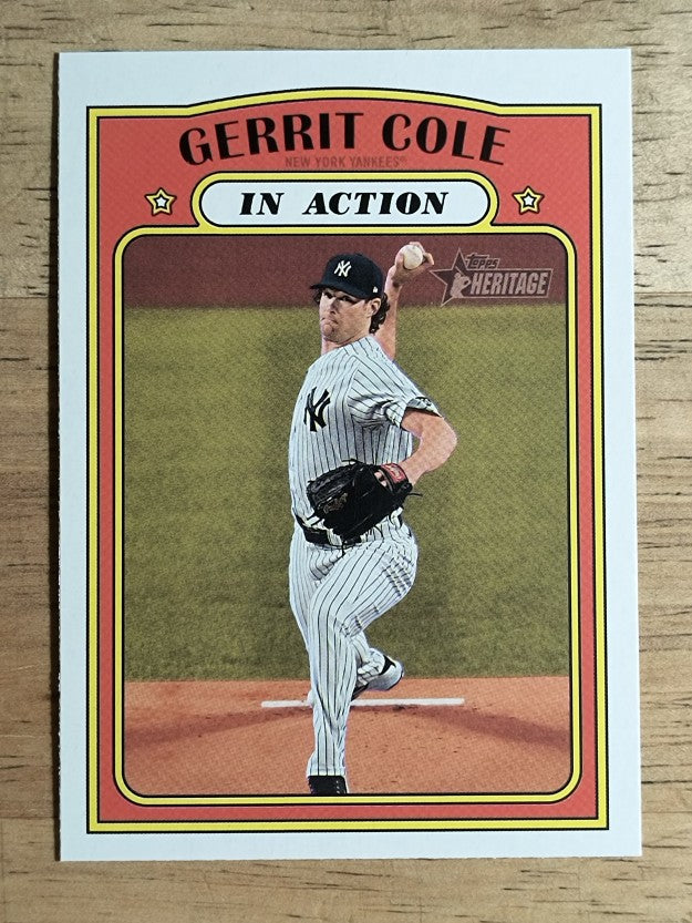 2021 Topps Heritage #250 Gerrit Cole IA