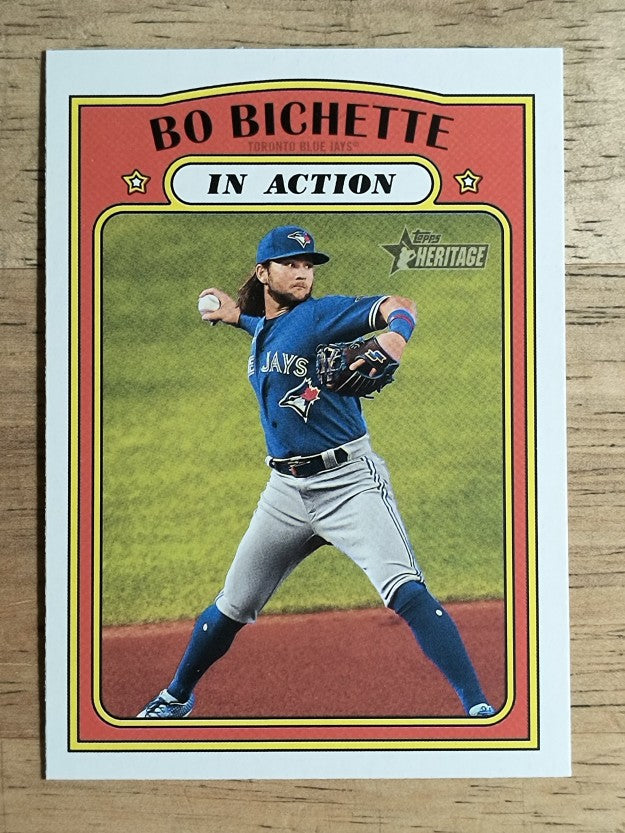 2021 Topps Heritage #294 Bo Bichette IA