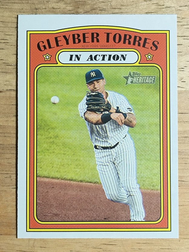 2021 Topps Heritage #292 Gleyber Torres IA