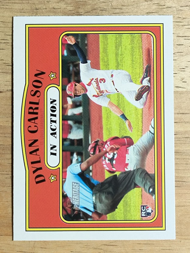 2021 Topps Heritage #296 Dylan Carlson IA
