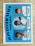 2021 Topps Heritage #209 Lewin Diaz RC/Monte Harrison RC/Nick Neidert RC