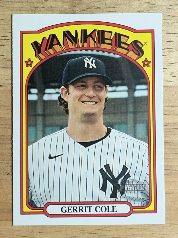 2021 Topps Heritage #249 Gerrit Cole