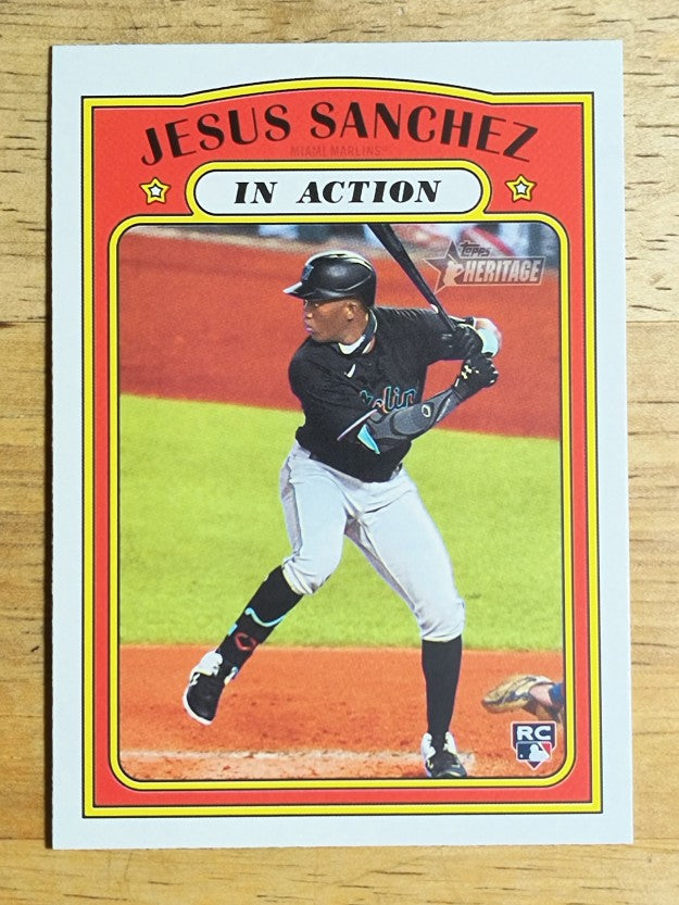 2021 Topps Heritage #312 Jesus Sanchez IA